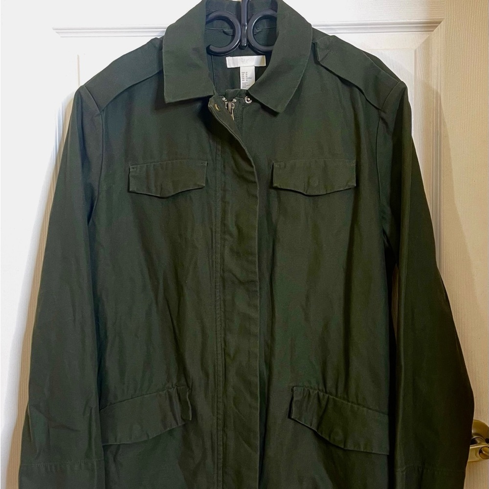 Dark Green Utility Jacket